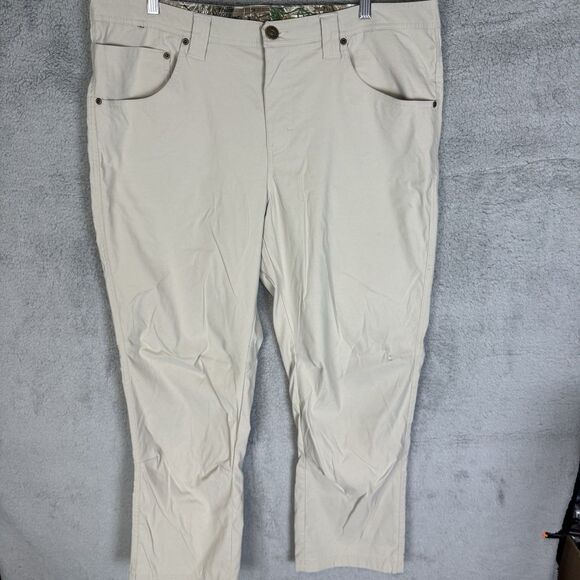 Columbia Pants Mens 40x30 Beige PHG Bucktail II Hunting Performance Pockets - Picture 1 of 11